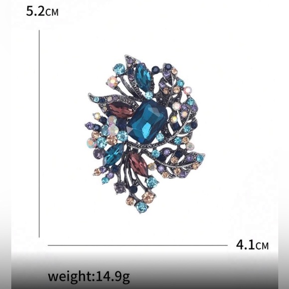 ✨NEW Regal Elegant Multicolor Brooch - Picture 5 of 5